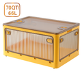 Foldable Storage Bins with Lid and Wheels